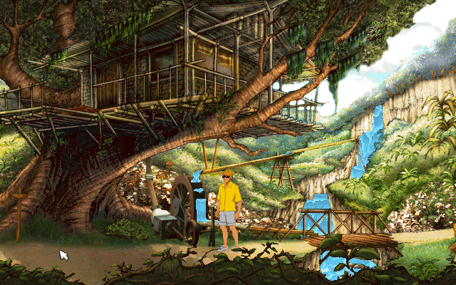 G. sous la cabane