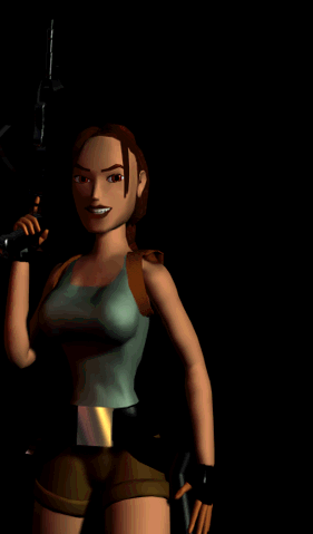 Lara avec un flingue 1